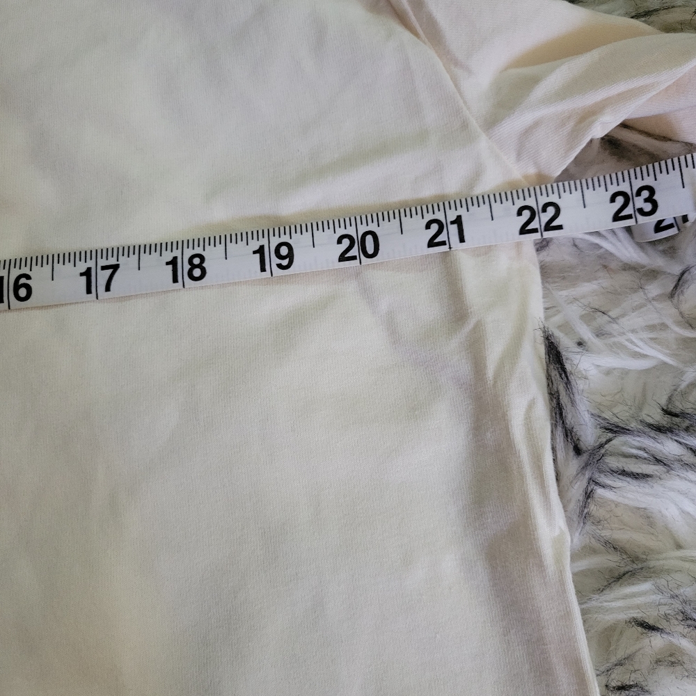 DIVIDED cream oversized long-sleeved top small - Picture 5 of 8
